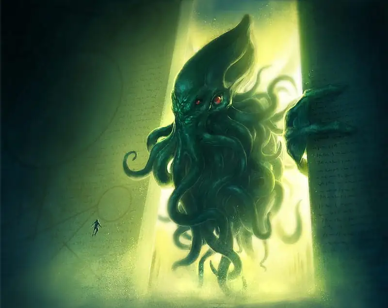 Ilustración temática de Cthulhu