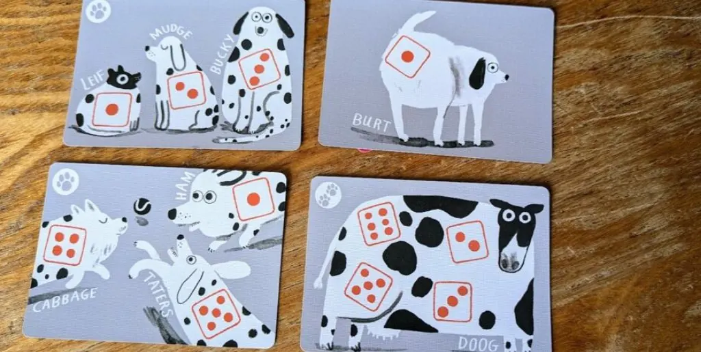 Cartas de perro de Spots